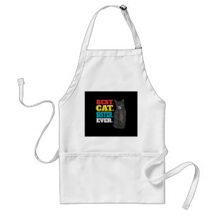 Tablier Meilleur Chat Soeur jamais   Amateurs de chats Kit