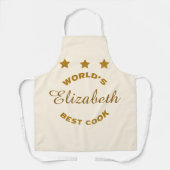 Tablier Meilleur chef cuisinier du monde (Recto)