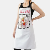 Tablier Meilleur Chef Dessin de gras Chef français au serv (Insitu)