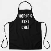 Tablier Meilleur chef du monde (Recto)