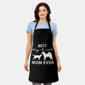 Tablier Meilleur Chien Et Chat Maman Cadeau Cute Crazy Cha (Porté)