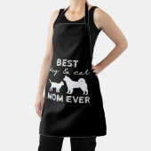 Tablier Meilleur Chien Et Chat Maman Cadeau Cute Crazy Cha (Insitu)
