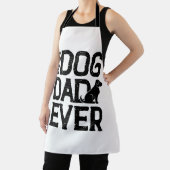 Tablier Meilleur Chien Papa Jamais T-Shirt Design (3) (Insitu)