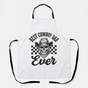 Tablier Meilleur design de chemise Western Skull Cowboy Pa