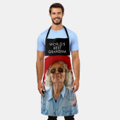 Tablier Meilleur du monde - ajoutez votre propre texte et (Porté)