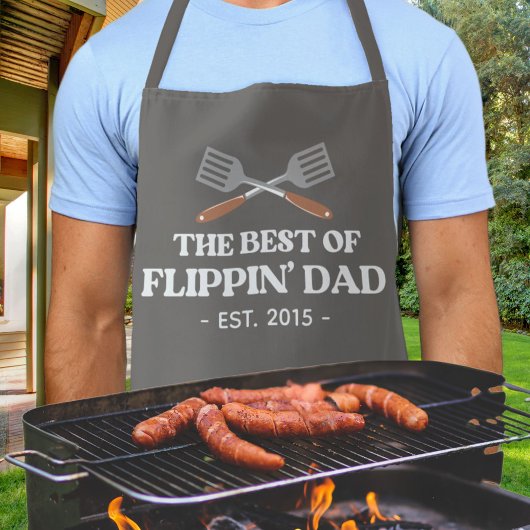 Tablier Meilleur Flippin Papa Spatula Funny Retro