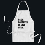 Tablier Meilleur gant en soie<br><div class="desc">daughter-in-law father-in-law mother-in-law,  best ever Famy christmas birthday gift wedding engagement marriage</div>