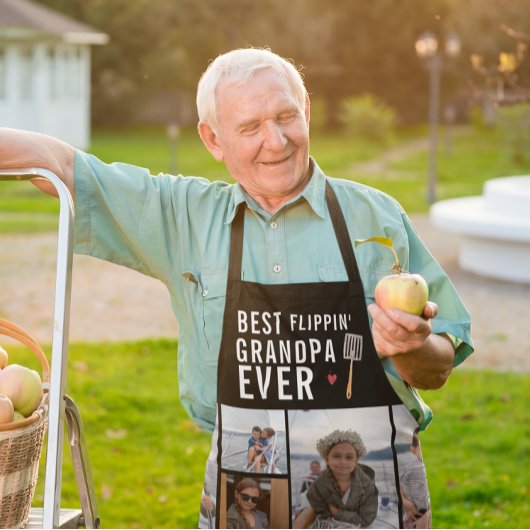 Tablier Meilleur Grand-père de Flippin | Collage de photos