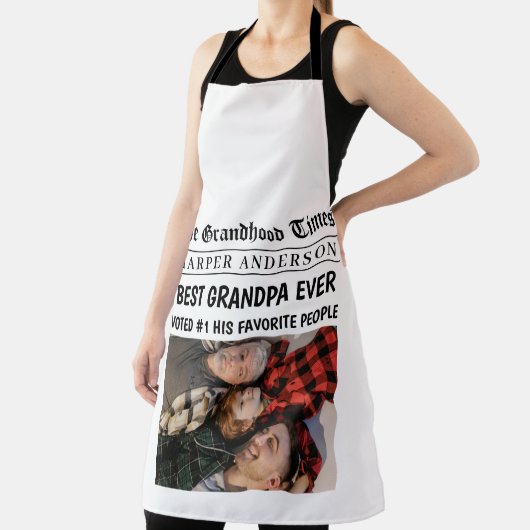 Tablier Meilleur grand-père Jamais Custom Journal Photo (Insitu)