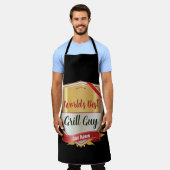 Tablier Meilleur Grill Guy Apron au monde (Porté)