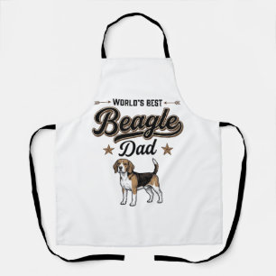 Tablier Meilleur Papa Beagle du Monde Chien Vintage