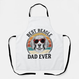Tablier Meilleur Papa Beagle Vintage Design de T-Shirt Bea