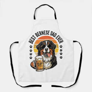 Tablier Meilleur Papa Bernois Vintage T-Shirt Bière Chien