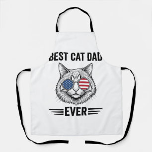 Tablier Meilleur papa chat jamais Design de chat vintage p
