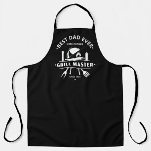 Tablier Meilleur Papa Cuisinier Maître Grillardin