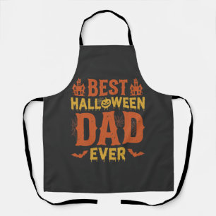 Tablier Meilleur papa Halloween de tous les temps Design v