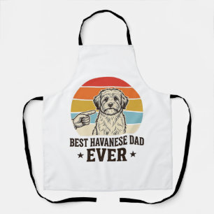 Tablier Meilleur papa Havanese de tous les temps Design de