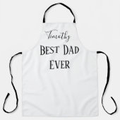 Tablier Meilleur papa jamais (Recto)