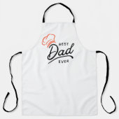 Tablier Meilleur Papa Jamais Chef Moderne Papa (Recto)