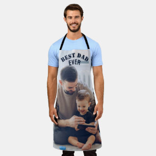 Tablier Meilleur papa Jamais Custom Photo collage Créer Vo