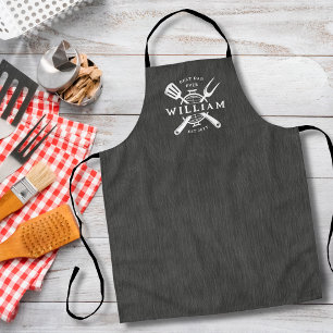 Tablier Meilleur papa jamais Fête des pères barbecue Fau