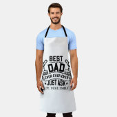 Tablier Meilleur Papa Jamais Fête des pères Papa Demande J (Porté)