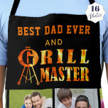 Tablier MEILLEUR PAPA JAMAIS GRILL MASTER 16 Noms de colle<br><div class="desc">Tablier barbecue personnalisé pour le meilleur DAD EVER et le meilleur GRILL MASTER. Personnalisez en modifiant le titre de l'exemple BEST DAD EVER et en ajoutant du texte personnalisé le long de l'ourlet inférieur (supprimez l'exemple de texte pour laisser vide). La typographie feu et flammes GRILL MASTER design peut compléter...</div>