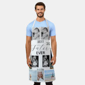 Tablier Meilleur Papa Jamais Photo Collage Apron (Porté)