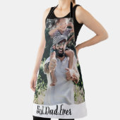 Tablier Meilleur papa jamais photo moderne (Insitu)