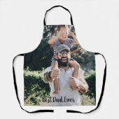 Tablier Meilleur papa Jamais photo moderne Collage (Recto)