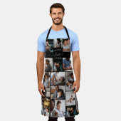 Tablier Meilleur papa Jamais Script Fête des pères Photo C (Porté)