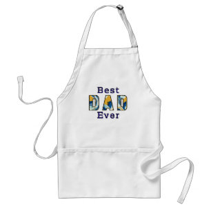 Tablier Meilleur Papa Jamais Texte Moderne Fête des Pères
