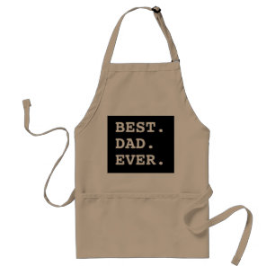 Tablier Meilleur papa jamais Typographie BBQ Apron