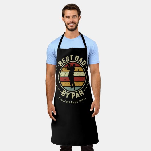 Tablier Meilleur papa par Par Fête des pères (Porté)