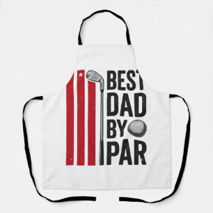 Tablier Meilleur Papa Par Par Golf Papa Design Vintage_1