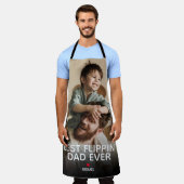 Tablier Meilleure Fête des pères photo Flippin' Dad Ever l (Porté)