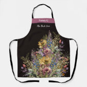 Tablier Meilleure grand-mère jamais Floral Flower Angel (Recto)