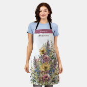 Tablier Meilleure grand-mère jamais Floral Flower Angel (Porté)