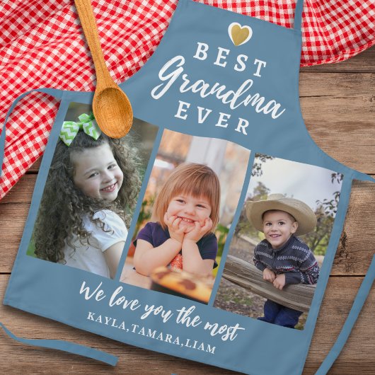 Tablier Meilleure Grand-mère Jamais Petits-enfants 3 Colla