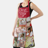 Tablier Meilleure grand-mère jamais rouge 10 photo collage (Insitu)