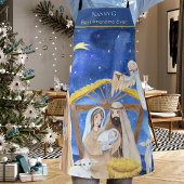 Tablier Meilleure grand-mère Nativité de Noël