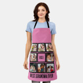 Tablier Meilleure grand-mère personnalisée Ever 8 Collage  (Porté)