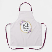 Tablier Meilleure maman Bonne fête des mères (Recto)