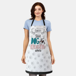 Tablier Meilleure maman chien toujours beau chiot dormant 