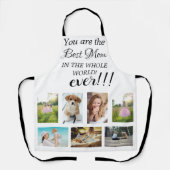 Tablier Meilleure Maman Dans Le Monde Entier Photo Collage (Recto)