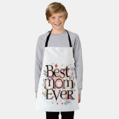 Tablier Meilleure Maman Ever Mignonne Mère Moderne (Porté)