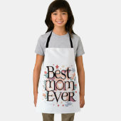 Tablier Meilleure Maman Ever Mignonne Mère Moderne (Insitu)