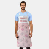 Tablier Meilleure maman Fleurs mignonnes (Porté)
