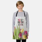 Tablier Meilleure Maman Florale (Porté)