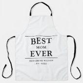 Tablier Meilleure maman jamais mère mère cadeau (Recto)